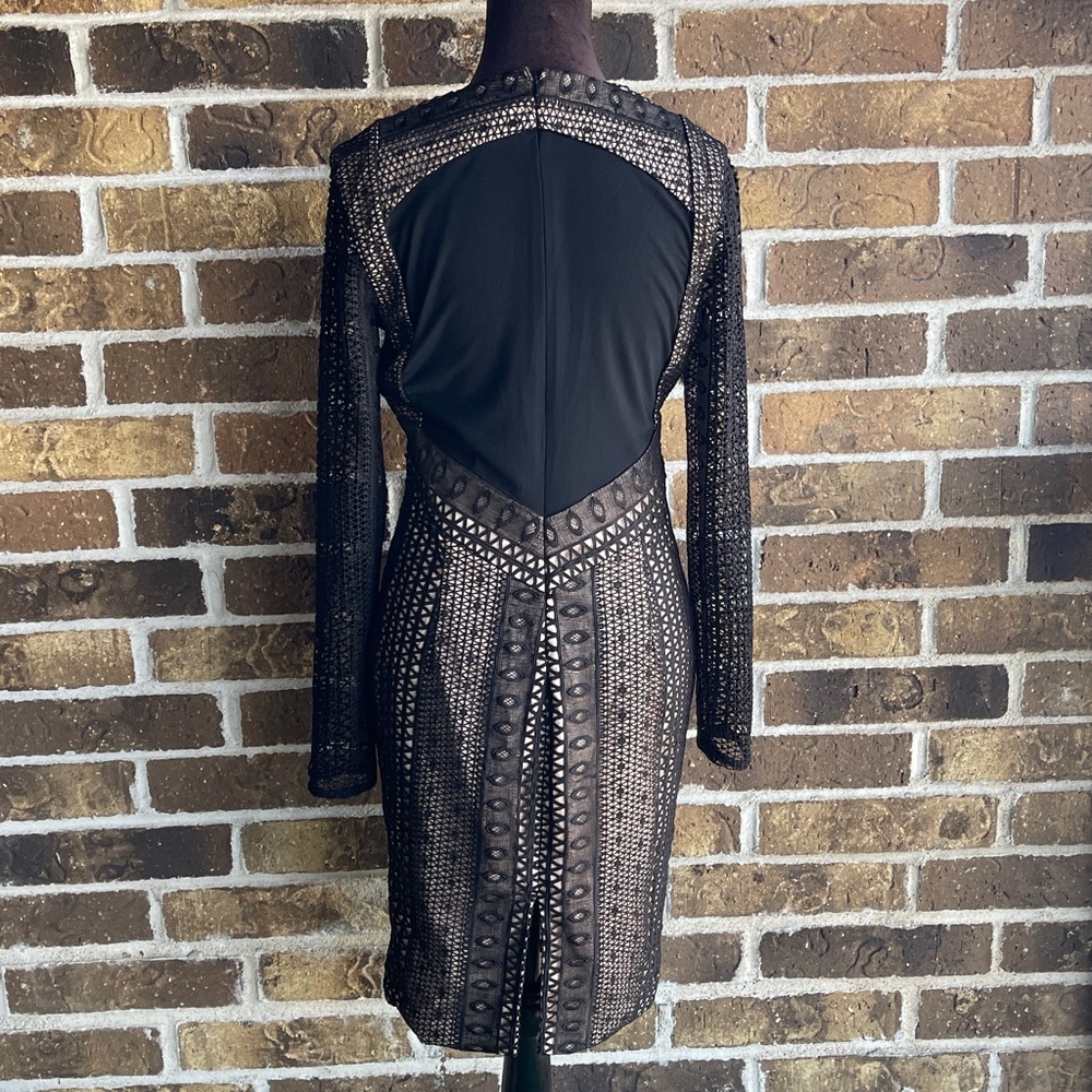Bardot Allegra Lace Sheath Dress Lace-Overlay Pencil Skirt - Picture 11 of 16